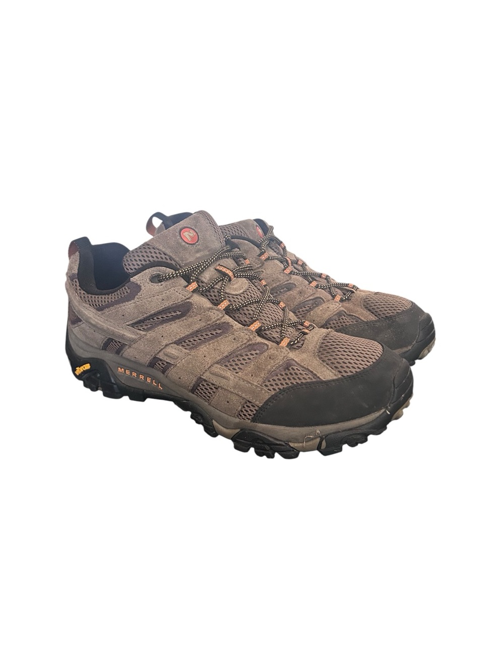 Merrell Mens Moab Ventilator J87577 Walnut Brown Hiking Shoes Size 12